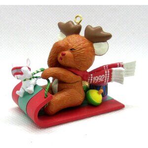 Vintage 1992 Carlton Cards Rodrick & Sam's Winter Fun (1st in Series) Ornament